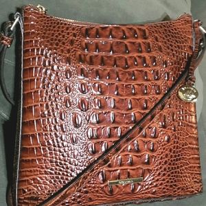 Beautiful BRAHMIN CrossBody Pecan Melbourne